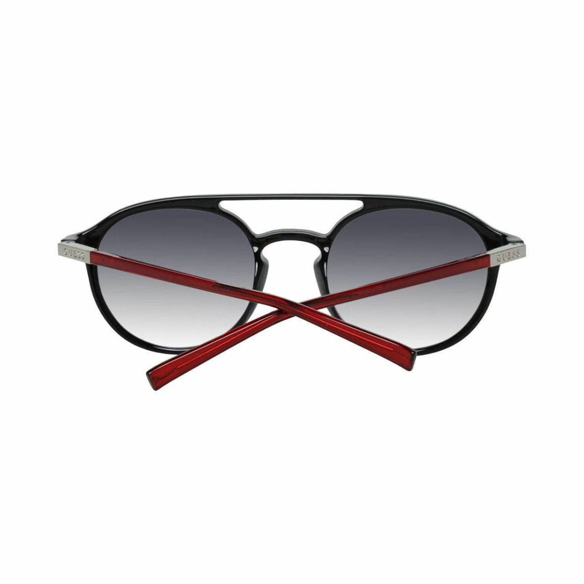 Guess GU3033/S-01B Shiny Black Round Gradient Smoke Lens Unisex Sunglasses - image 4 of 4