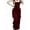 Red, variant on Women'S Corduroy Overalls with Adjustable Straps, Baggy Bib Jumpsuit, Casual with Pockets Brown XXL