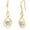 04-CZ, variant on 925 Sterling Silver Infinity Opal Dangle Earrings for Women Yellow Gold Plated with October Birthstone
