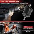 thumbnail image 3 of Unique Bargains Fuel Filter Assembly for Hyundai Accent L4 1.5L 00-03 Fuel Filter Fuel Pump Assembly Replacement No.33235 Metal Plastic Tank Fuel Filter Assembly 1pc, 3 of 6