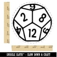 thumbnail image 2 of D12 12 Sided Gaming Gamer Dice Critical Role Rubber Stamp for Scrapbooking Crafting Stamping - Large 1-1/4 Inch, 2 of 7