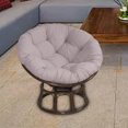 thumbnail image 5 of Outdoor Seat Cushion Chair Pads Solid Color Round for Hanging Chair , gray, 5 of 5