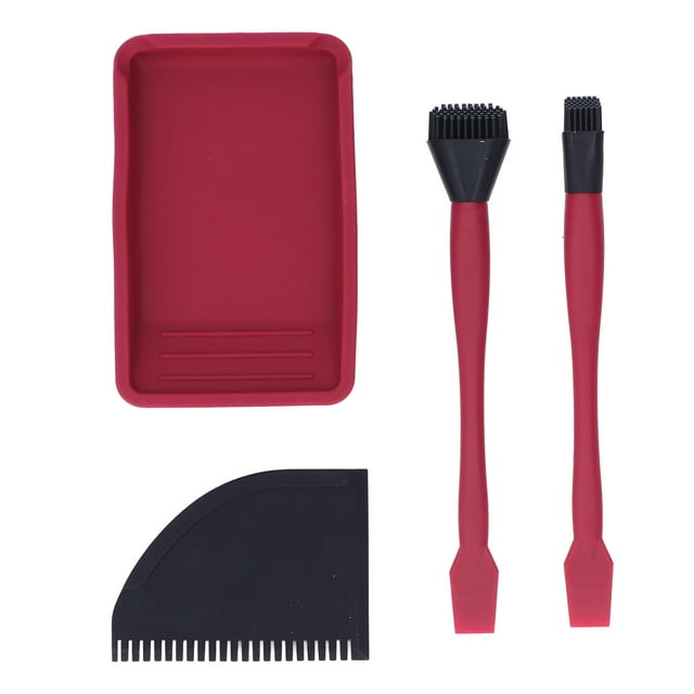 Oubit Ensemble d'Applicateurs de Colle en Silicone, Ensemble de 4 Pcs de Colle en Silicone, Ensemble d'Applicateurs de Diffuseurs de Colle pour le Travail du Bois, Kit de Colle en Silicone Ultra Réactif