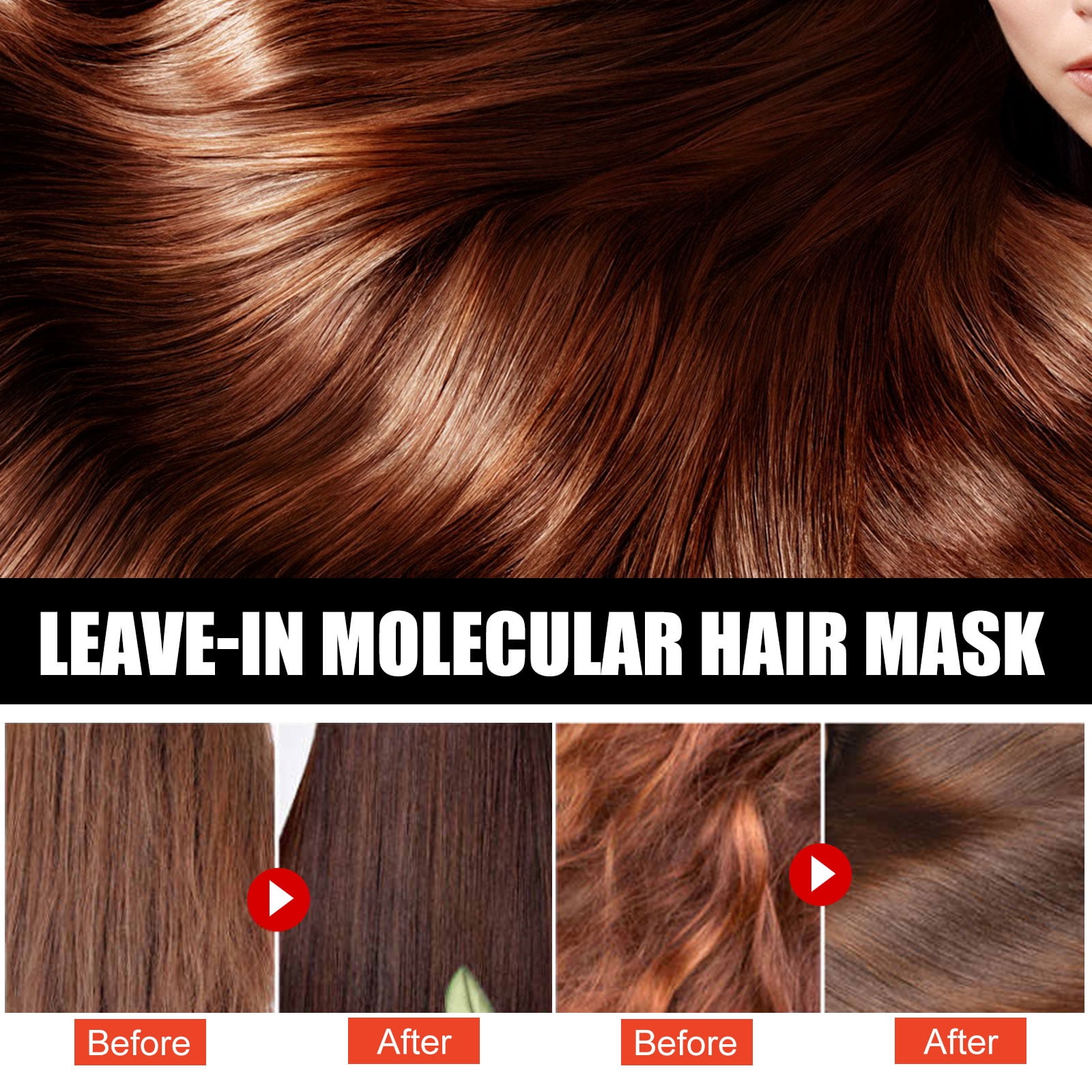 Alvantor Keratin Treatment Leave-In Hair Mask for Split Ends & Frizz Care, 1.7 fl. oz