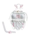 thumbnail image 1 of Conjunto de lencería para mujer Gatito Ojo de cerradura Lindo traje sexy Oreja de gato Aro para el pelo Cola de gato - Blanco, 1 of 5
