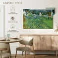 thumbnail image 4 of Elephant Stock Vineyards At Auvers Wall Art - Horizontal Canvas Wall Art - Living Room Wall Decor - Nature Canvas - Gray And Green Decor By Vincent Van Gogh - 24" x 16", 4 of 4
