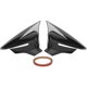 thumbnail image 1 of Cubierta de vidrio para espejo retrovisor lateral de fibra de carbono con forma de cuerno de buey para coche, marco de moldura, tapas de espejos laterales para Seat MK3 MK3.5 2013-2019, 1 of 5