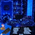 thumbnail image 2 of Guirnalda de luces Decute, 500 LED, 50 m, con mando a distancia azul para Halloween, 2 of 7