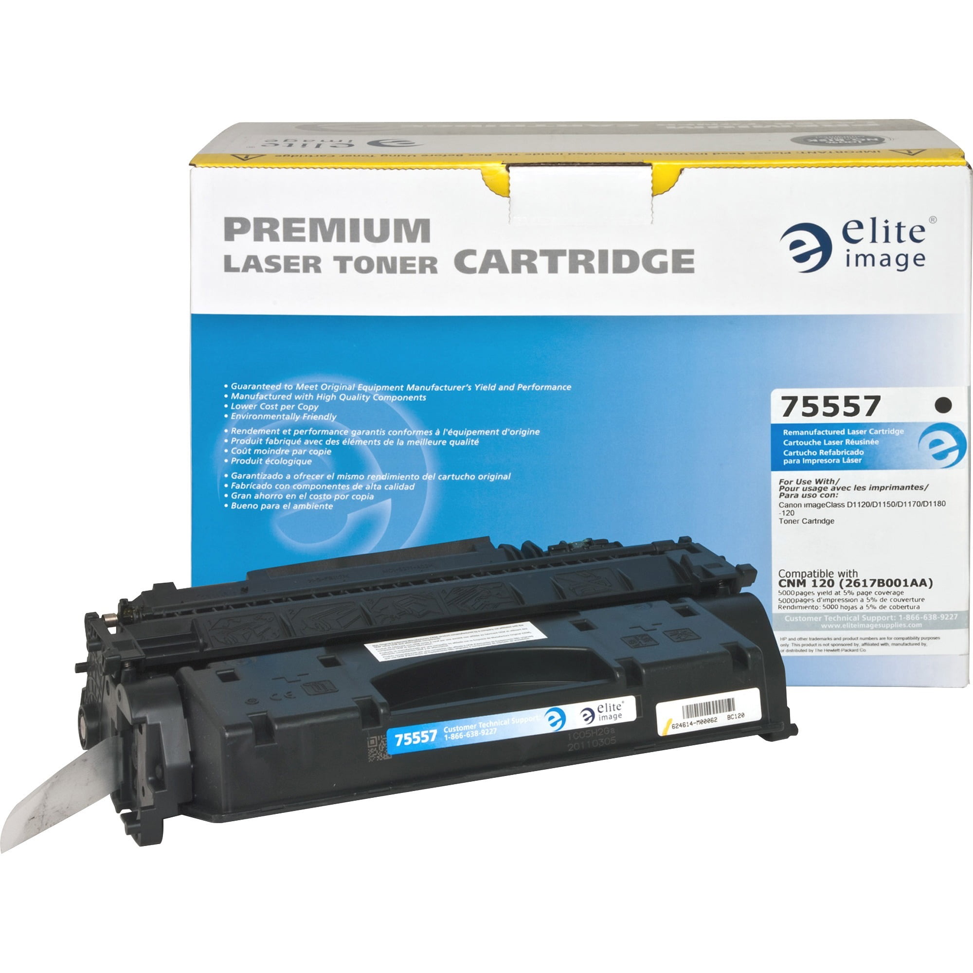 Elite Image Remanufactured Toner Cartridge Alternative for Canon (120