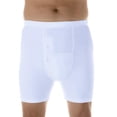 thumbnail image 1 of Lot de 3 Boxeurs pour Hommes Blancs Absorbance Régulière Lavables Réutilisables Incontinence 2TG (Taille 44-45), 1 of 5