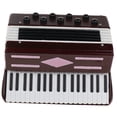 thumbnail image 4 of STRANDCHIC Tiny Accordion Decoration Red Wood Ornament for Collectors 1Pack, 4 of 8