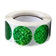 thumbnail image 2 of 500x/Rollo de pegatinas decorativas para sobres de 1 pulgada, pegatinas comerciales para boutiques, Verde, 2 of 9