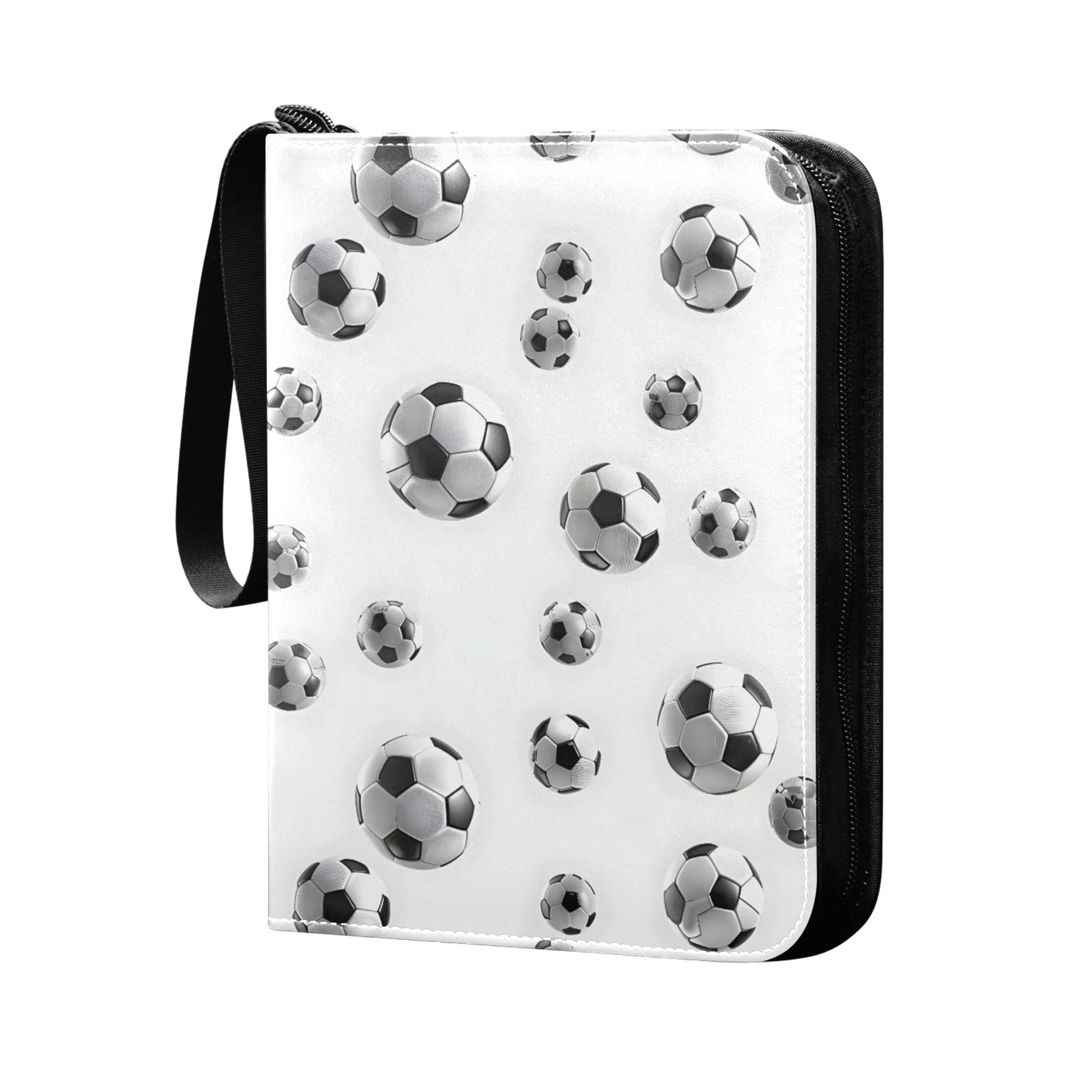 ALAZA Soccer Football Trading Card Binder 4 Pocket Cards Collection Album 400 Folder Holder