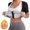 Silver, variant on Women Sauna Sweat Vest Polymer Waist Trainer Weight Loss Tummy Slimming Sheath Workout Shapewear Sportswear Clothes