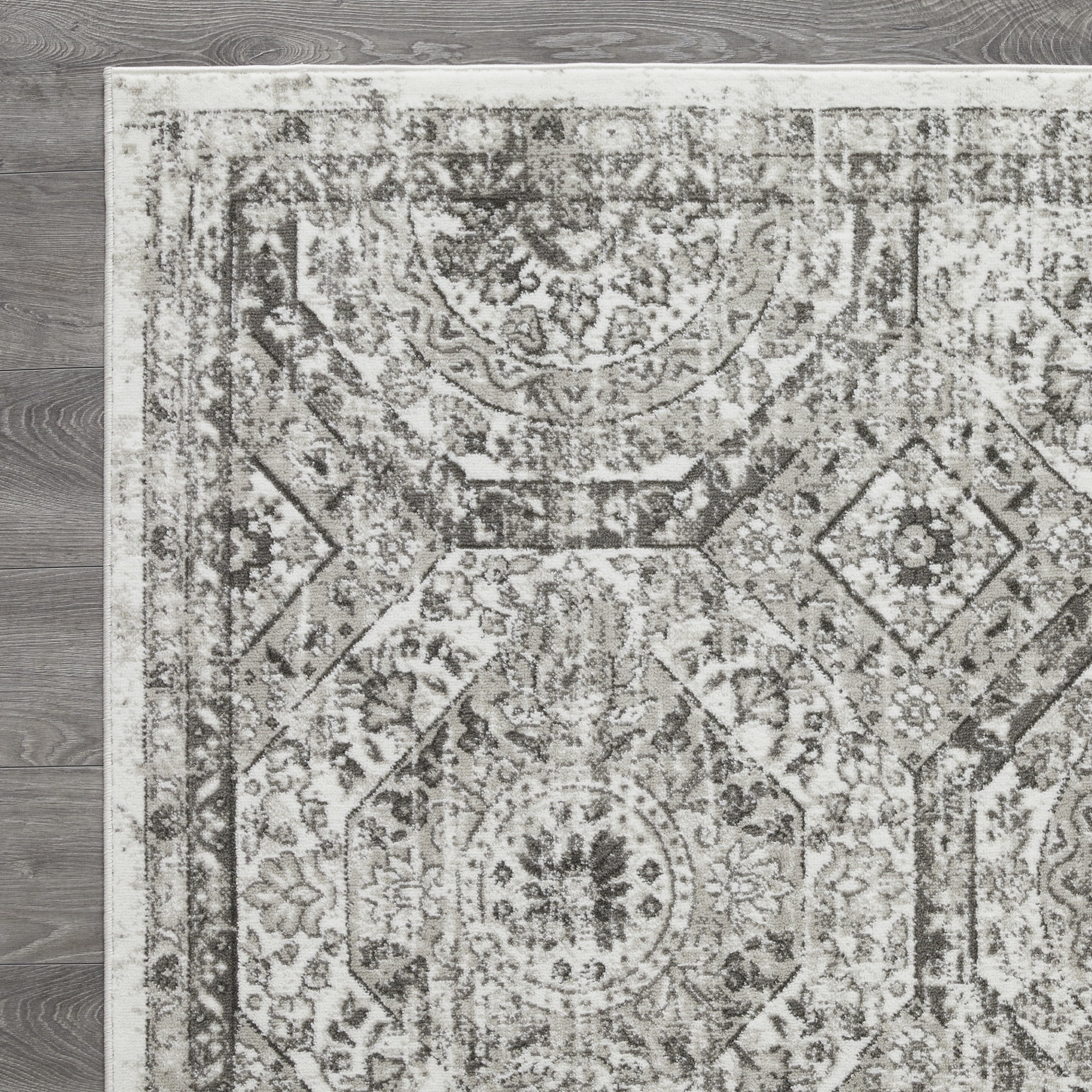 Loomaknoti Rhane Alvezi 6' x 9' Gray Oriental Indoor Area Rug