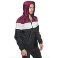 thumbnail image 2 of Mens Zipper Hoodie Jacket Zip Up Front Side Pockets RainCoat Black S, 2 of 3