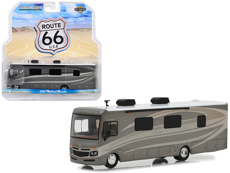 2016 Fleetwood Bounder-Caramel Kiss-CAMPER CAMPER ** Greenlight 1:64 NUOVO