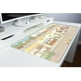 thumbnail image 3 of Cute Desk Mat Kawaii Mousepad Beige, Anime Street Mouse Pad Large, Japanese Dakery Cafe Desk Pad for Keyboard and Mouse, Gaming Deskmat XXL, Desk Decor Keyboard Pad for Women 31.5X15.7 in, 3 of 6