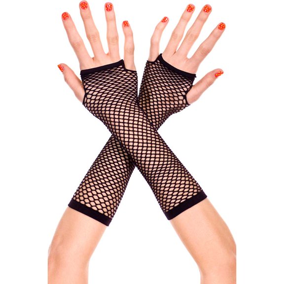 Thick Fishnet Arm Warmers