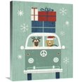 thumbnail image 1 of Global Gallery's 'Holiday on Wheels XII' By Michael Mullan Stretched Canvas Wall Art, 1 of 4