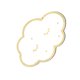 thumbnail image 2 of Espejo con forma de nube DIY Espejo colgante de dibujos animados de acrílico de madera Hogar Decoración de la habitación de los niños Eigraketly JJ18590-00, 2 of 6