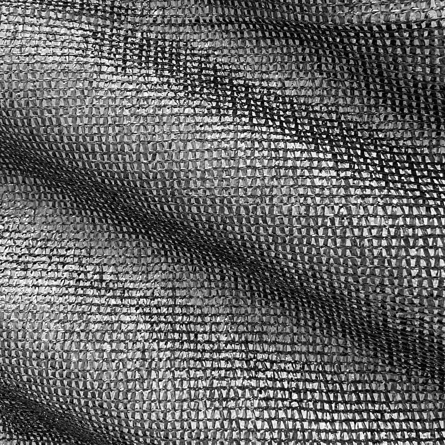 40% Sunblock Shade Cloth with Grommets - Garden Netting Sun Cover for Patio Plants Black (6' x 4')