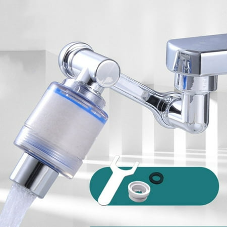 

Yannee 1080° Mechanical Universal Swivel Faucet Extender Filter Aerator Splash-proof