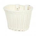 thumbnail image 3 of Kids Bike Handlebar Storage Basket Adjustable Basket Container for Children Balance Tricycle Stylish Woven Accessory White, 3 of 8