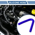 thumbnail image 2 of Unique Bargains 1 Pcs 6mm 0.24" ID 120mm 4.72" Lenght 135° Blue Car Silicone Hose Universal, 2 of 7