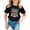 Black, variant on Kids Back To School Clothes Athletic Fit Stretchable Fabric Round Neck Short Sleeve First Grade Rainbow Girls Boys 1st Grade Squad T-Shirt