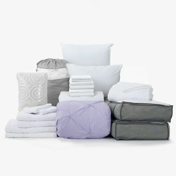 The Complete Dorm Essentials Value Pack in Orla Orchid, 21Piece Twin