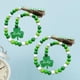 thumbnail image 3 of 2x de Borlas Adornos de Adornos Colgante de Pared Decoración de Bandeja en Niveles Colgante Decoración Verde blanco Sunnimix Guirnalda de cuentas, 3 of 8