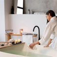thumbnail image 5 of Set of 2 Bathroom Trays, Black Silicone Storage Tray(Oval), 5 of 5