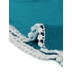 thumbnail image 5 of Conjunto de pijama de mujer INSPIRE CHIC, ropa de dormir, cuello redondo, ropa de casa con pantalones capri, XS, verde pavo real, 5 of 6
