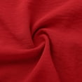 thumbnail image 7 of ZQUUVOU Lace Up Silk Dress for Women Long Sleeve Solid Color V Neck Flared Cuff Asymmetrical Hem Elegant Cocktail Dress Red, 7 of 7