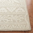 thumbnail image 3 of SAFAVIEH Blossom Roy Mediallion Wool Area Rug, Light Grey/Ivory, 4' x 6', 3 of 8