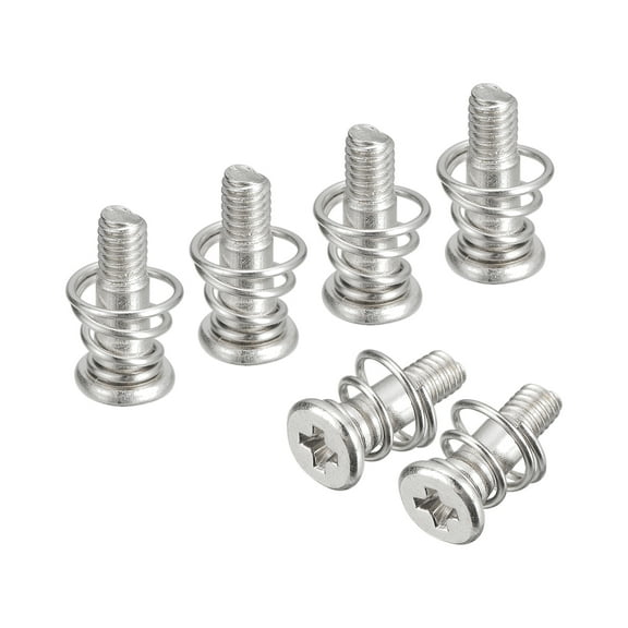 Spring Screws, 10 Pack M2.5x10mm 5.7mm Spring OD GPU Graphics Card Back Plate Heatsink Screws