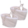 thumbnail image 1 of TEHAUX 2Ud Funda Para Cesta De Tela Beige Lavable Y Reutilizable Compatible Con Cestas De Almacenaje, 1 of 6