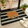 thumbnail image 5 of TSV 23.5x15.5'' Bath Rug Slip-Resistant, Polyester Soft Absorbent Mat Pumpkin Carpet for Indoor Outdoor, 5 of 6