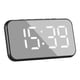 thumbnail image 1 of Reloj despertador digital Sunnimix LED reflejado grande con función de repetición USB, 1 of 8