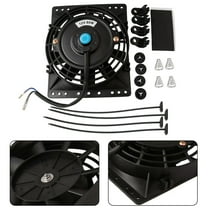 6 Inch Fan 12V Cooling Fan Strong Wind Output Wide Applicability Efficient Heat Dissipation Stable Electric Fan For Cars