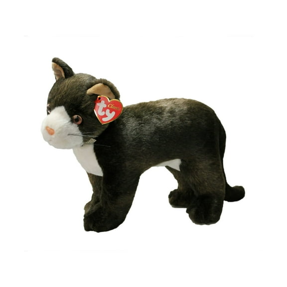 Ty Classics - Mystery the Black Cat 12" Plush (With Fun Chops)