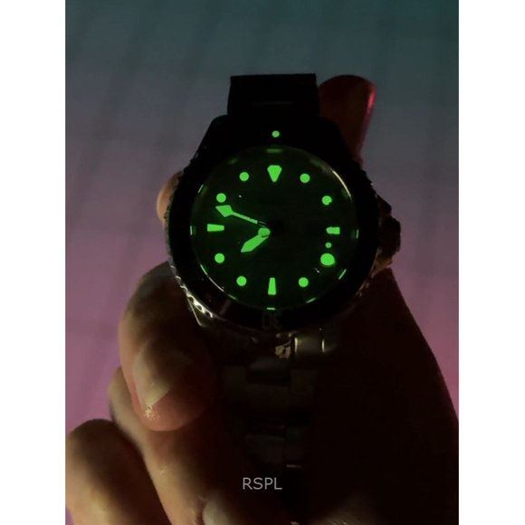 Ratio FreeDiver Sapphire Stainless Steel Green Dial Automatic RTFL835 200M Women's Watch