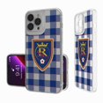 thumbnail image 3 of Real Salt Lake iPhone Plaid Design Clear Case, 3 of 7