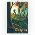 thumbnail image 3 of Washington, Wanderer, Bigfoot in Forest (24x36 Giclee Gallery Art Print, Vivid Textured Wall Decor), 3 of 3