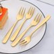 thumbnail image 5 of Juego de tenedores para tartas yuxing acero inoxidable dorado 8 piezas, 5 of 5
