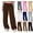 06# Coffee, variant on Women's Fleece Lined High Waist Joggers - Warm Winter Sweatpants with Pockets, Straight Leg Lounge & Casual Pants,White S