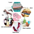 thumbnail image 6 of Packing Cubes for Travel, 8Pcs Travel Cubes Set Foldable Waterproof Suitcase Organizer Luggage Storage Bag, Pink, 6 of 7