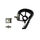 thumbnail image 3 of Batería de un solo pedal y doble cadena, accesorios para instrumentos musicales de conveniencia. negro, 3 of 9