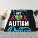 thumbnail image 1 of Balery I Love My Autism Manta de Franela con Dibujo, Lujo Ultra Suave y Cálido, Antipelusa y Resistente a las Arrugas para Cama, Sofá, Camping -60"x50", 1 of 6